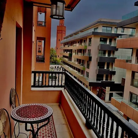 Appartement Haut Standing Gueliz Plaza Marrakesh Buitenkant foto